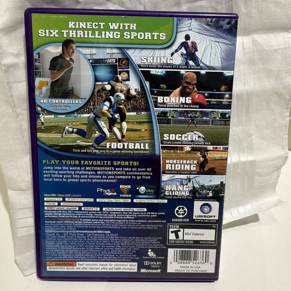 MotionSports‎ XBOX 360